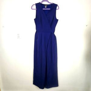 Navy blue jumpsuit pants size large by Nikibiki